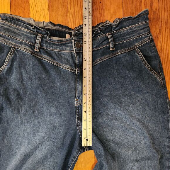 Kut From The Kloth Reese High Rise Ankle Light Soft Summer Paper Bag Jeans Sz 14 - Picture 7 of 9